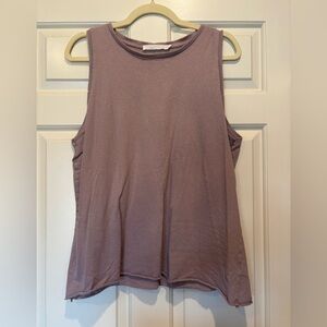 Double Zero Sleeveless Purple Tee